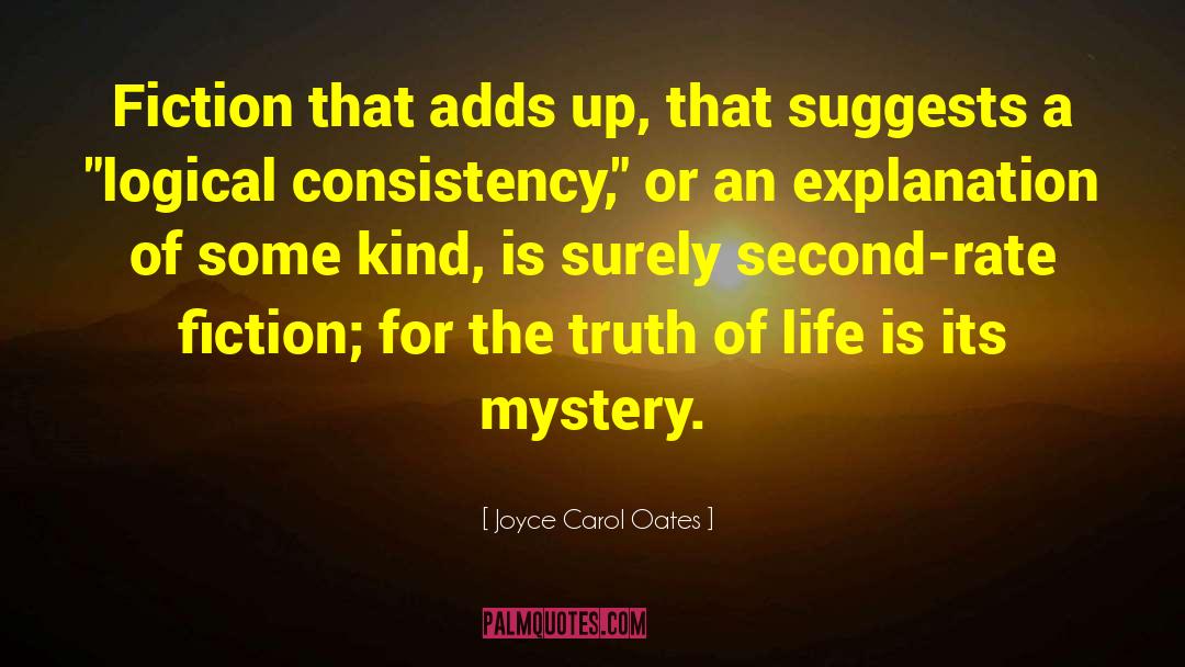 Humor Fiction Mystery Writing quotes by Joyce Carol Oates