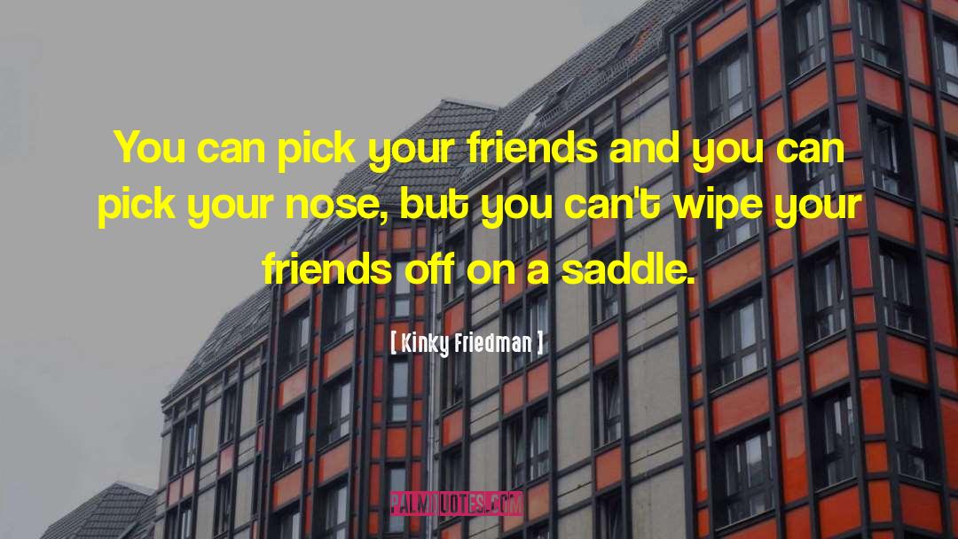 Humor Friends quotes by Kinky Friedman