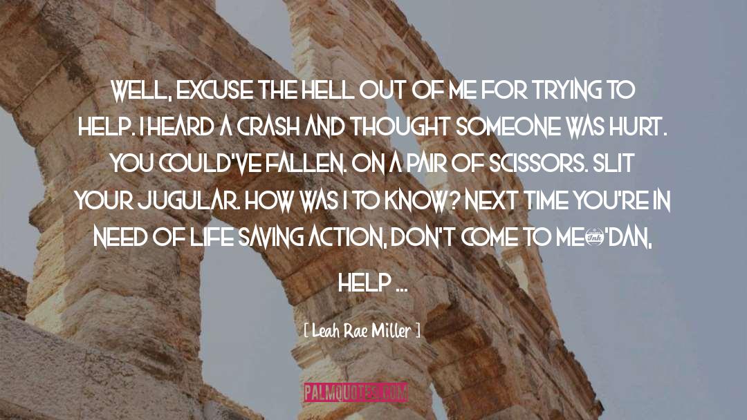 Humor Hats quotes by Leah Rae Miller