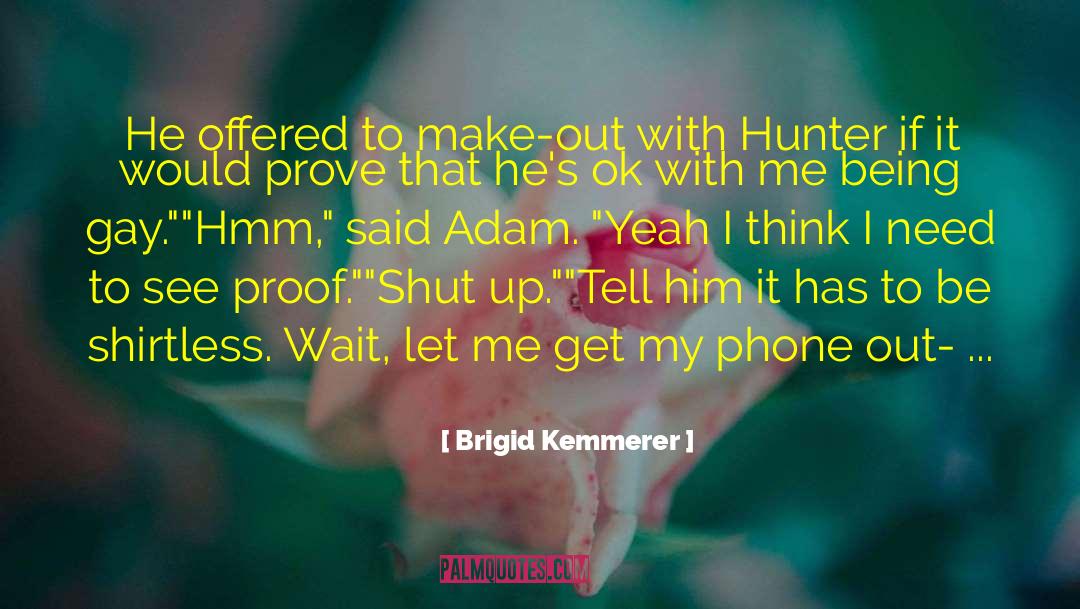 Humor Kiss quotes by Brigid Kemmerer