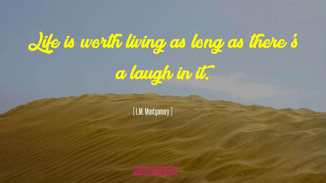 Humor Laughter quotes by L.M. Montgomery