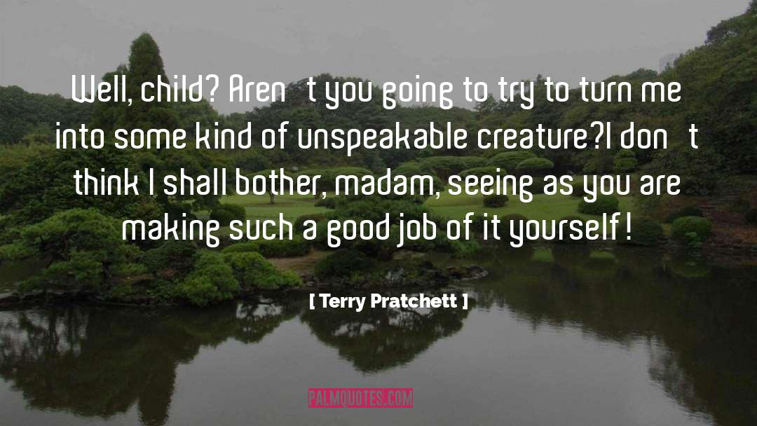 Humor Parenting quotes by Terry Pratchett