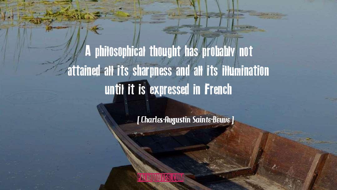 Humor Philosophical quotes by Charles-Augustin Sainte-Beuve