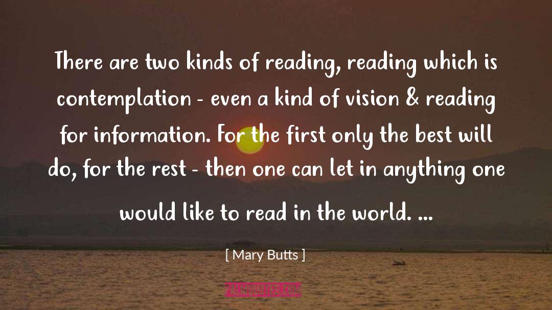 Humor Reading quotes by Mary Butts