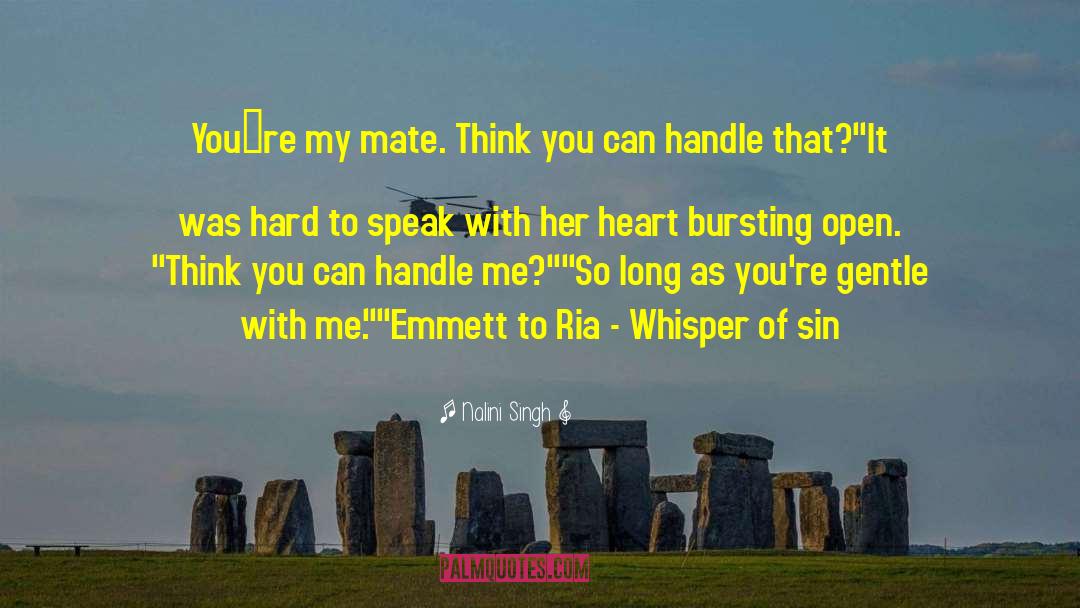 Humor Relationships quotes by Nalini Singh