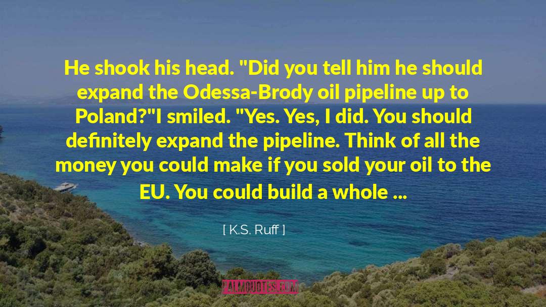 Humor Suspense quotes by K.S. Ruff