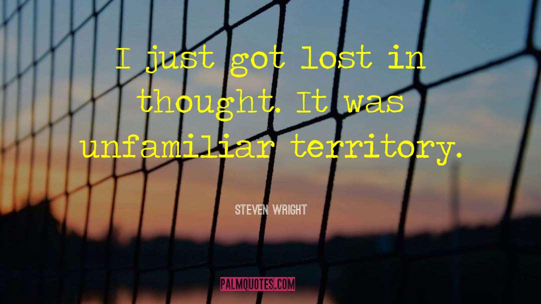 Humor Thought quotes by Steven Wright