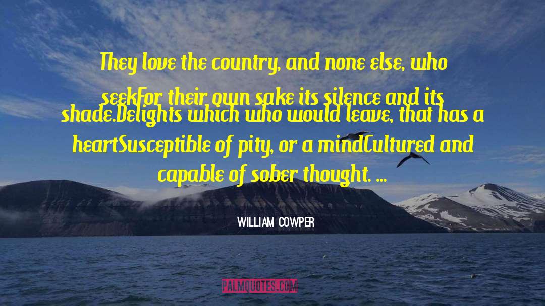 Humor Thought quotes by William Cowper