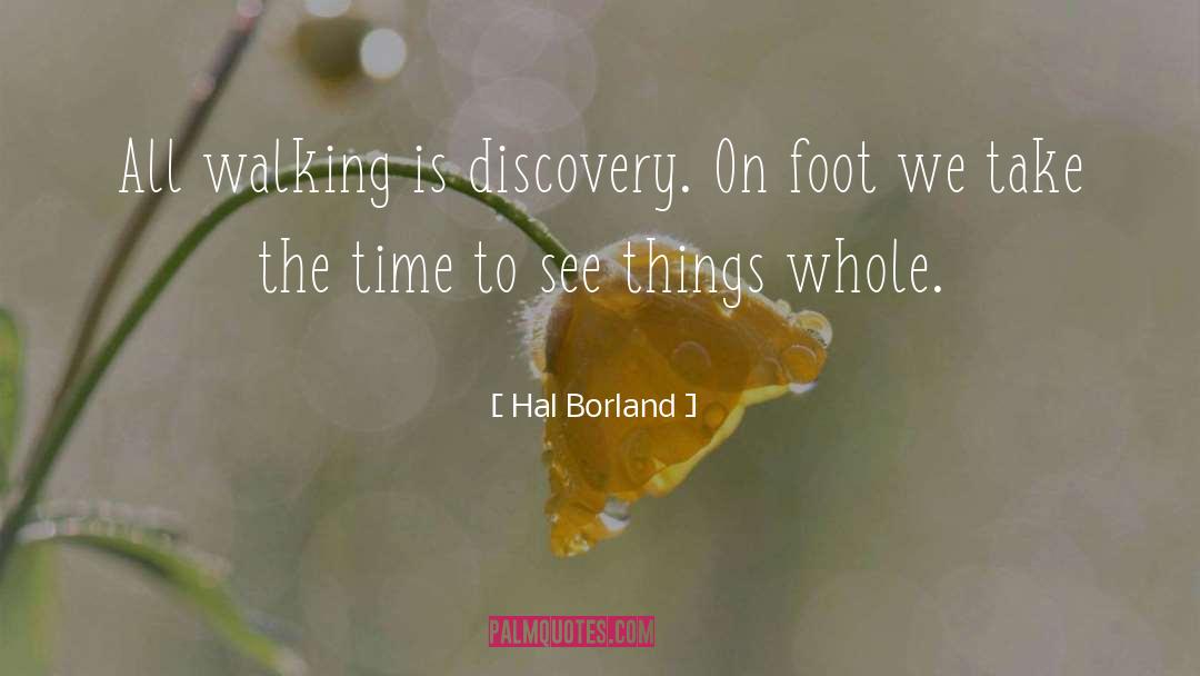 Humor Walking quotes by Hal Borland