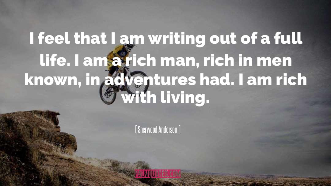 Humor Writing Money quotes by Sherwood Anderson