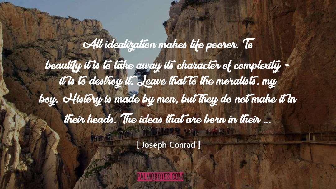 Humorous Character quotes by Joseph Conrad