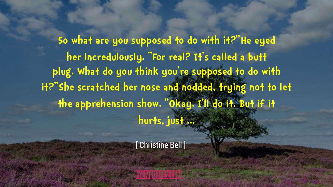 Humorous Doctors Stagnation quotes by Christine Bell