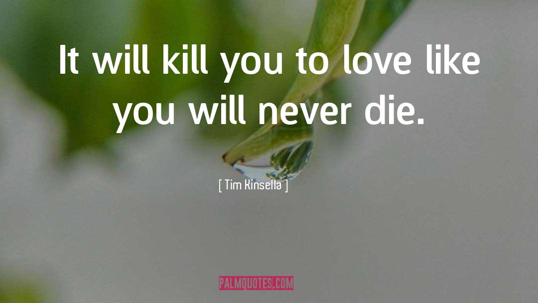 Humorous Love quotes by Tim Kinsella