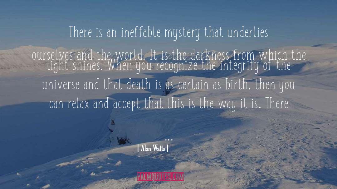 Humorous Mystery quotes by Alan Watts