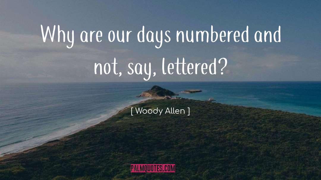 Humorous Names quotes by Woody Allen