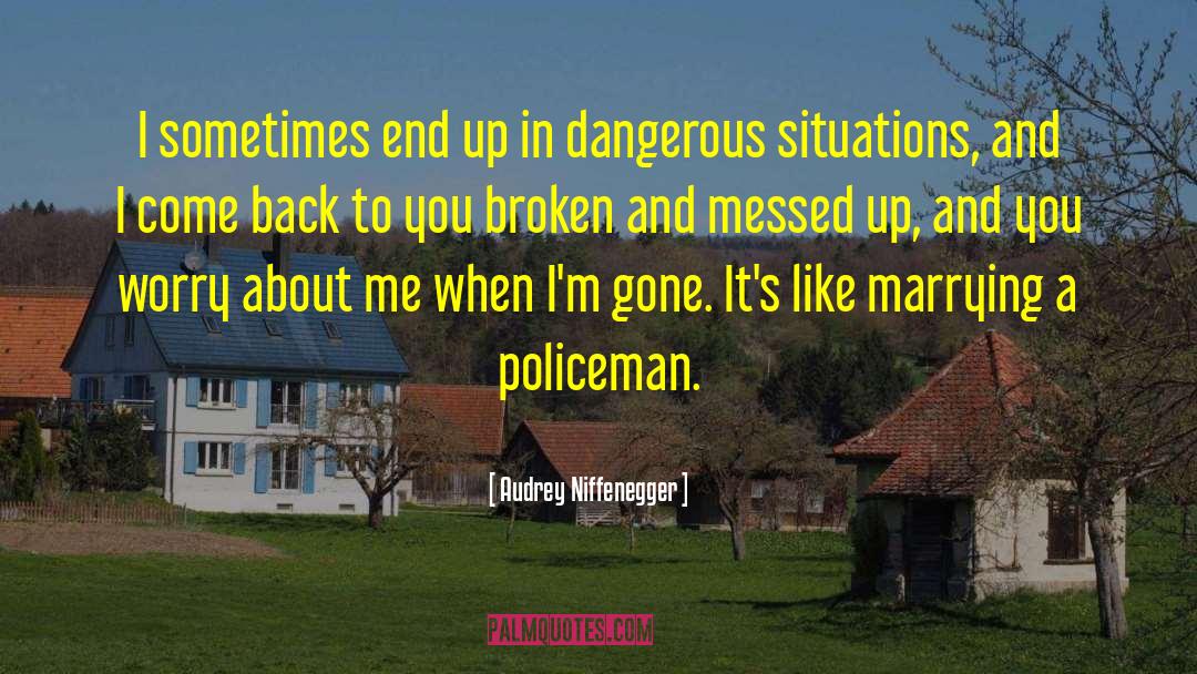 Humorous Situations quotes by Audrey Niffenegger