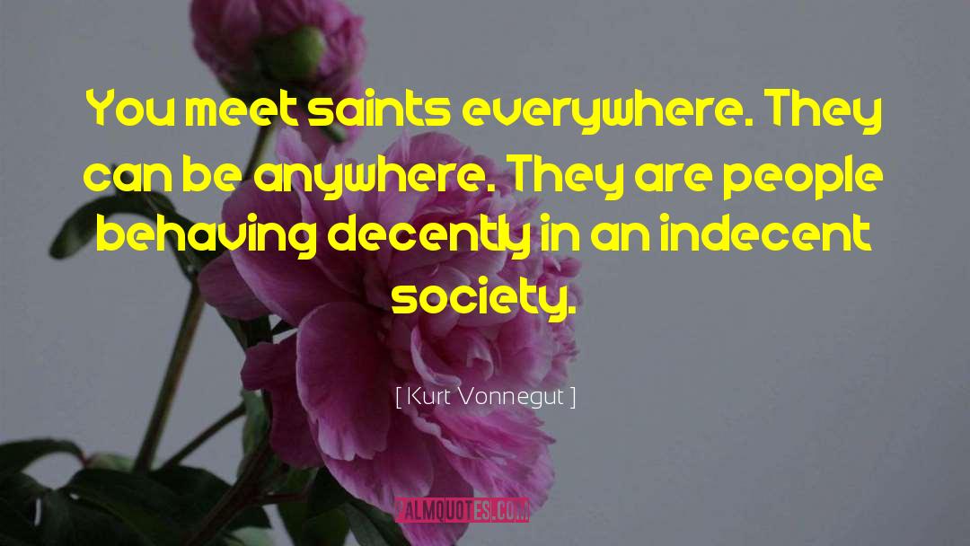 Humorously Indecent quotes by Kurt Vonnegut