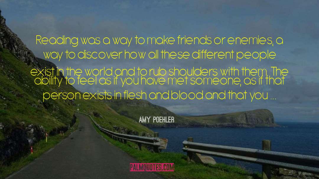 Humour Friends Reading quotes by Amy Poehler