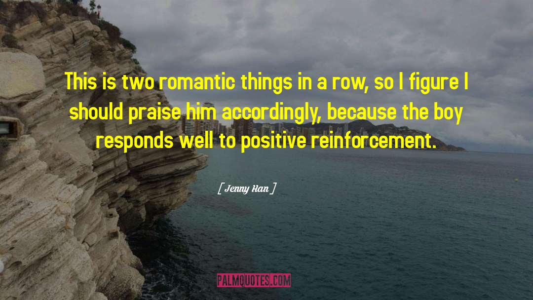 Humour Romance quotes by Jenny Han