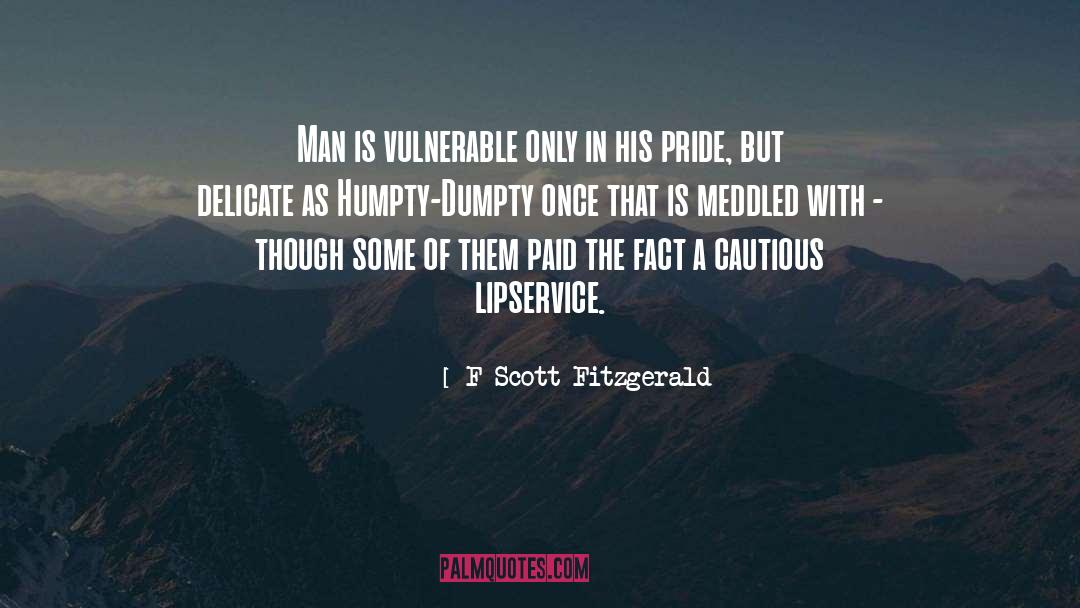 Humpty Dumpty quotes by F Scott Fitzgerald