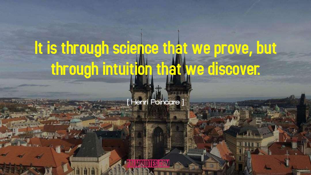 Hunches quotes by Henri Poincare