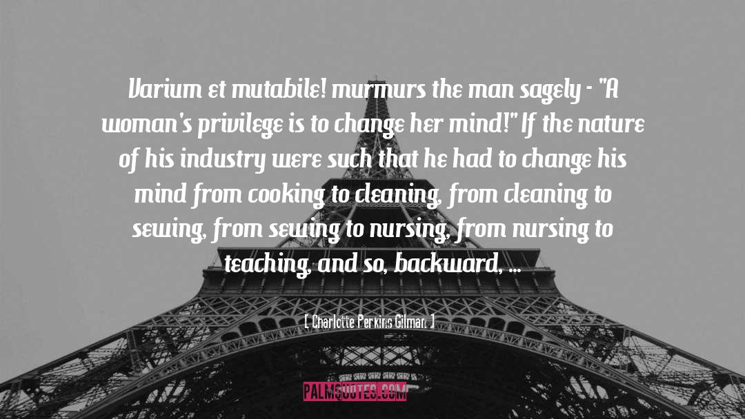 Hundertmark Cleaning quotes by Charlotte Perkins Gilman