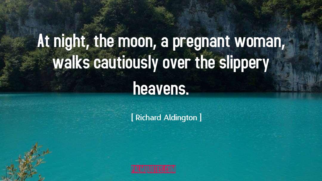 Hung The Moon quotes by Richard Aldington