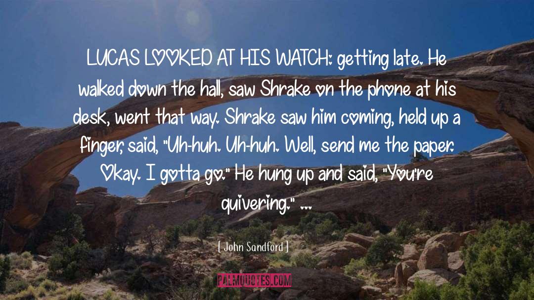 Hung Up quotes by John Sandford