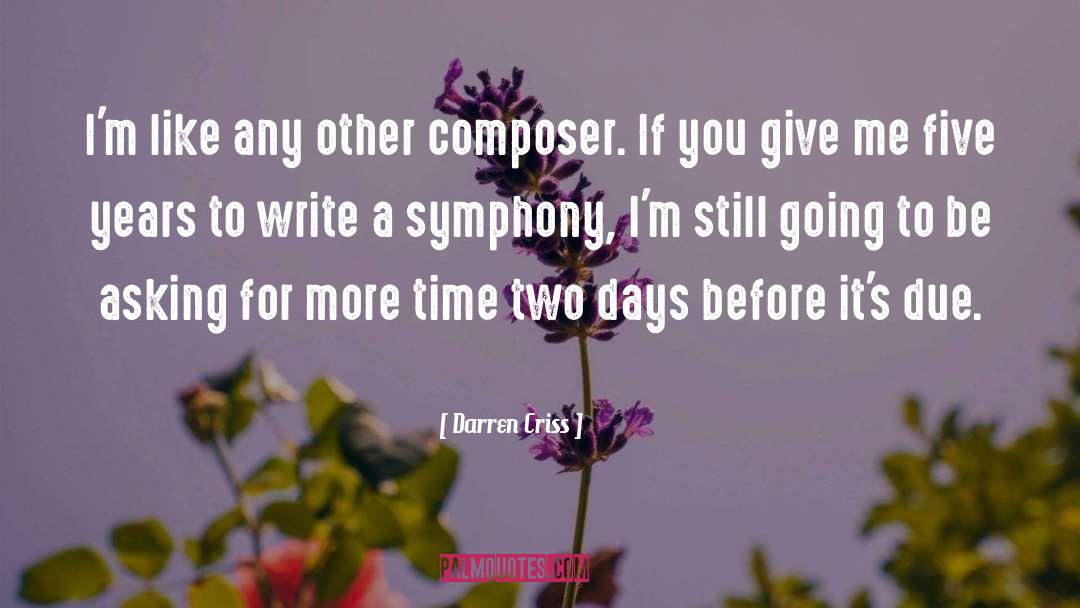 Hungarian Composer quotes by Darren Criss