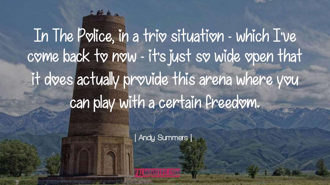 Hungarian Police quotes by Andy Summers