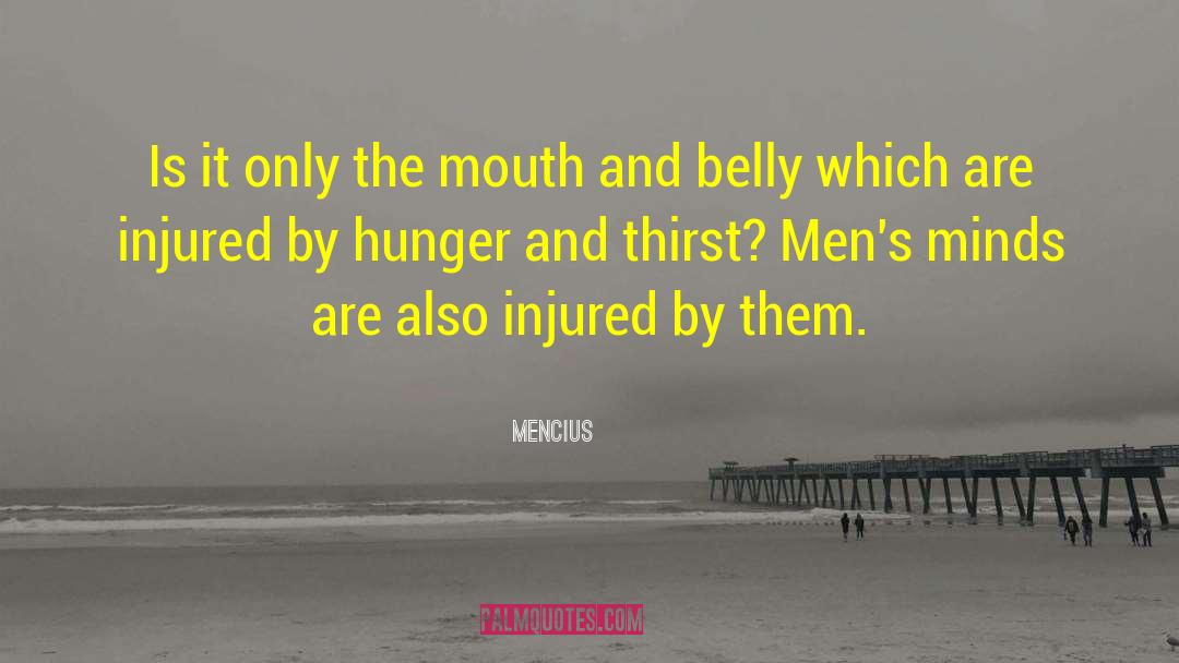 Hunger And Thirst quotes by Mencius