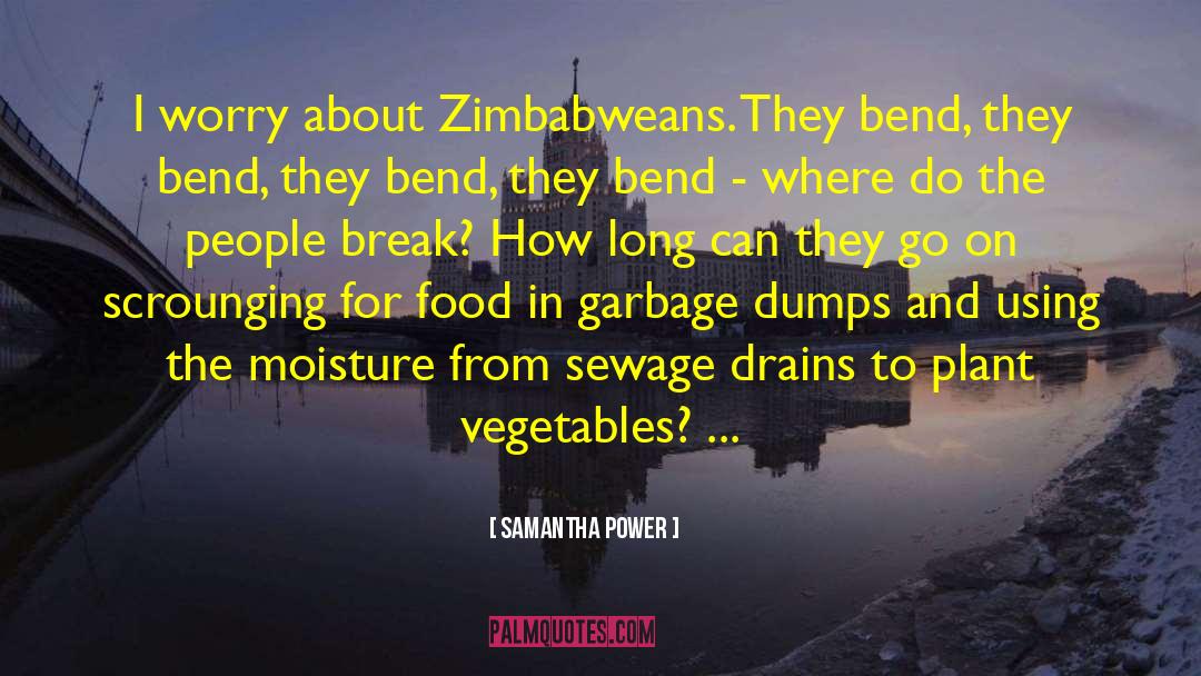 Hunger For Food quotes by Samantha Power