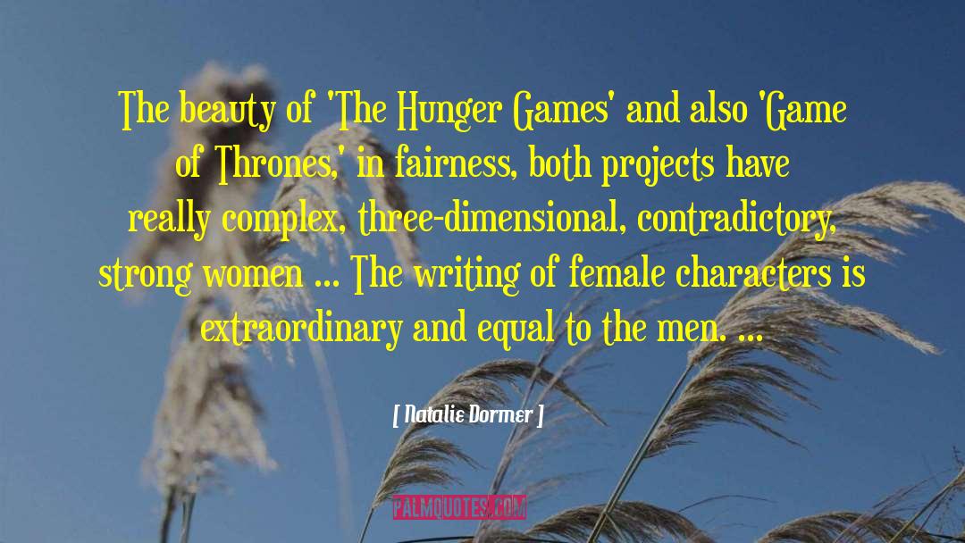 Hunger Games Book quotes by Natalie Dormer