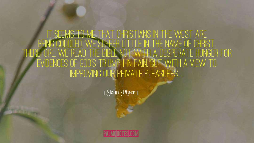 Hunger Of Immortality quotes by John Piper