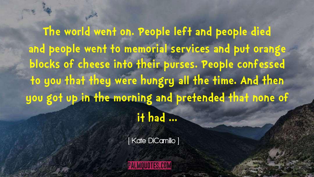 Hunger Poverty quotes by Kate DiCamillo