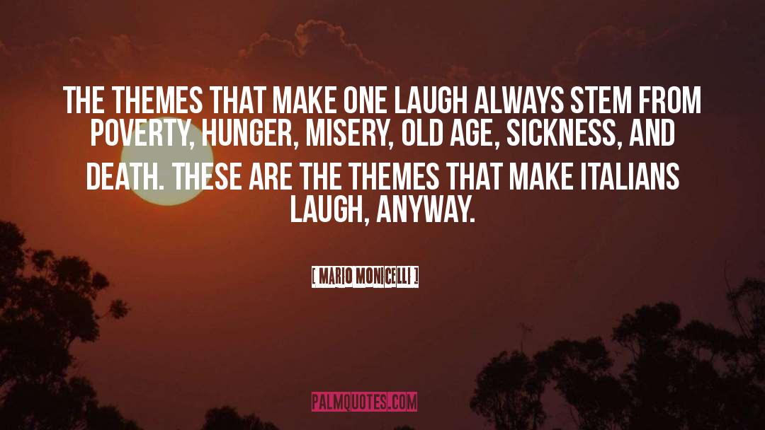 Hunger quotes by Mario Monicelli