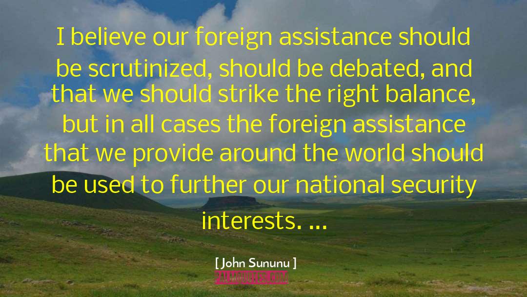 Hunger Strike quotes by John Sununu