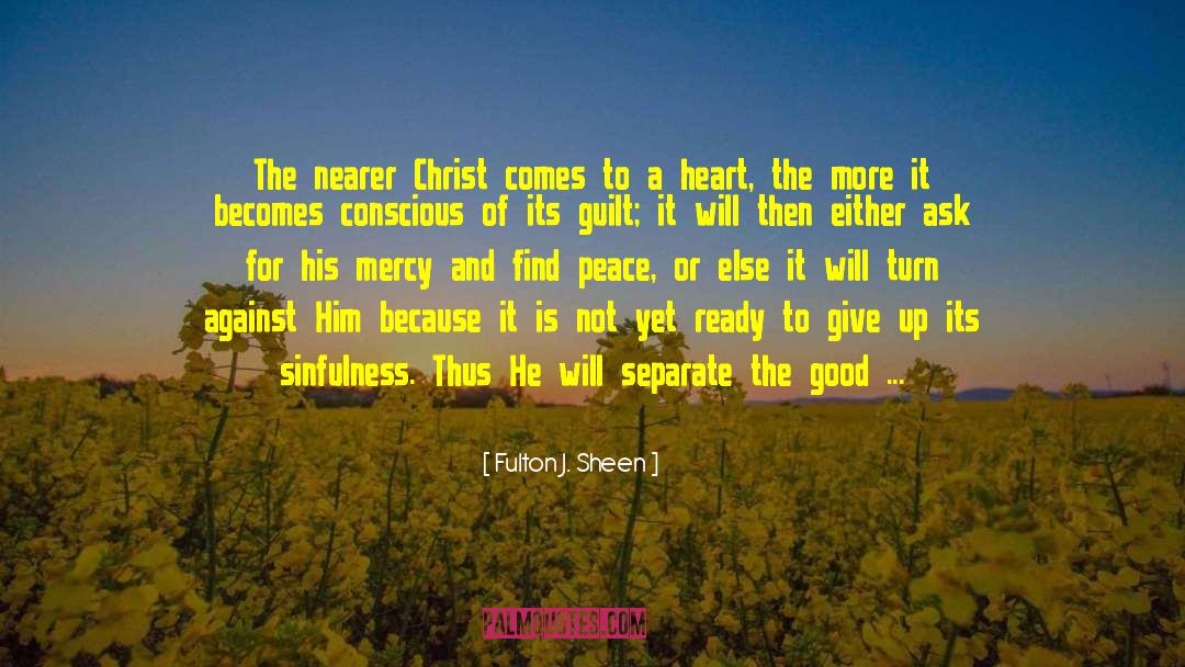 Hungry For More Of Jesus quotes by Fulton J. Sheen