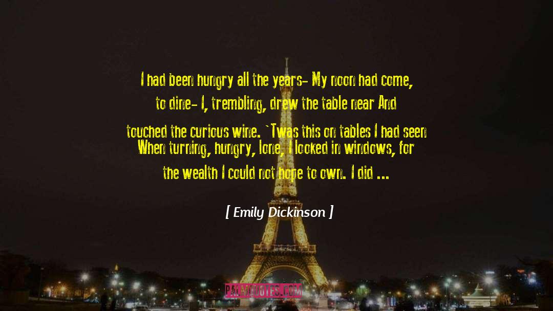 Hungry Lion quotes by Emily Dickinson