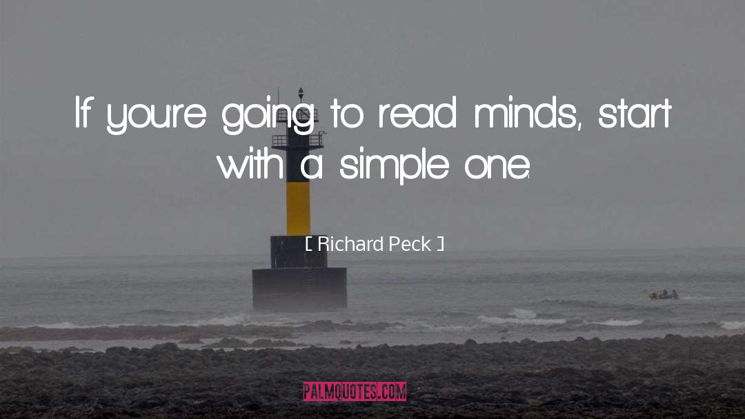 Hungy To Read quotes by Richard Peck