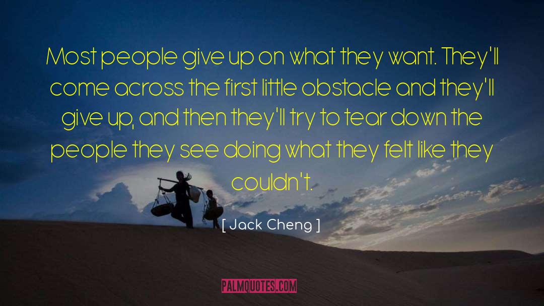 Hunkering Down quotes by Jack Cheng