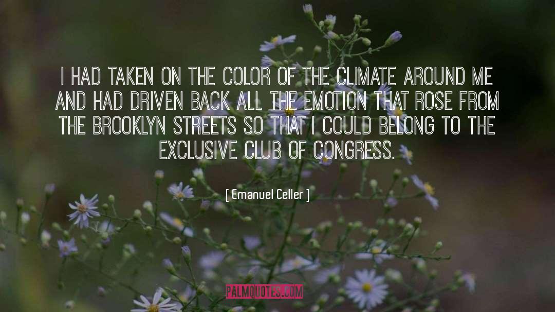 Hunt Club quotes by Emanuel Celler