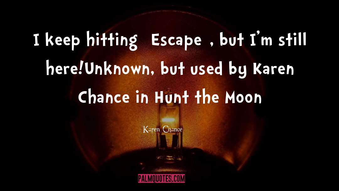 Hunt The Moon quotes by Karen Chance