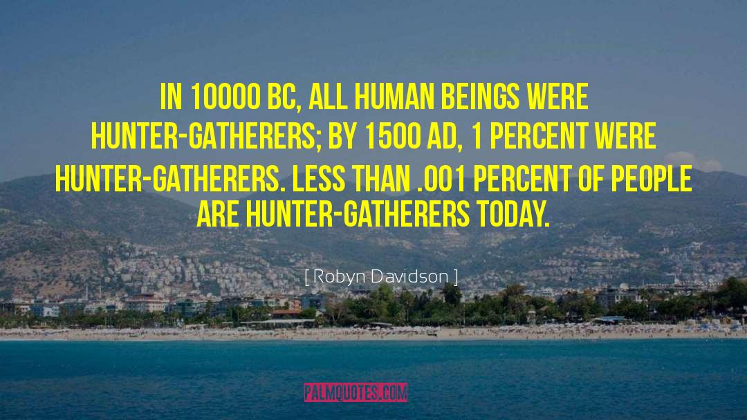 Hunter Gatherers quotes by Robyn Davidson