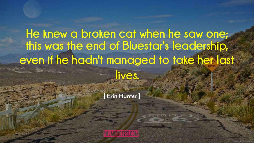 Hunter Kiss quotes by Erin Hunter