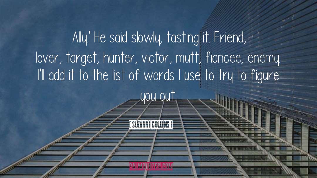Hunter Kiss quotes by Suzanne Collins
