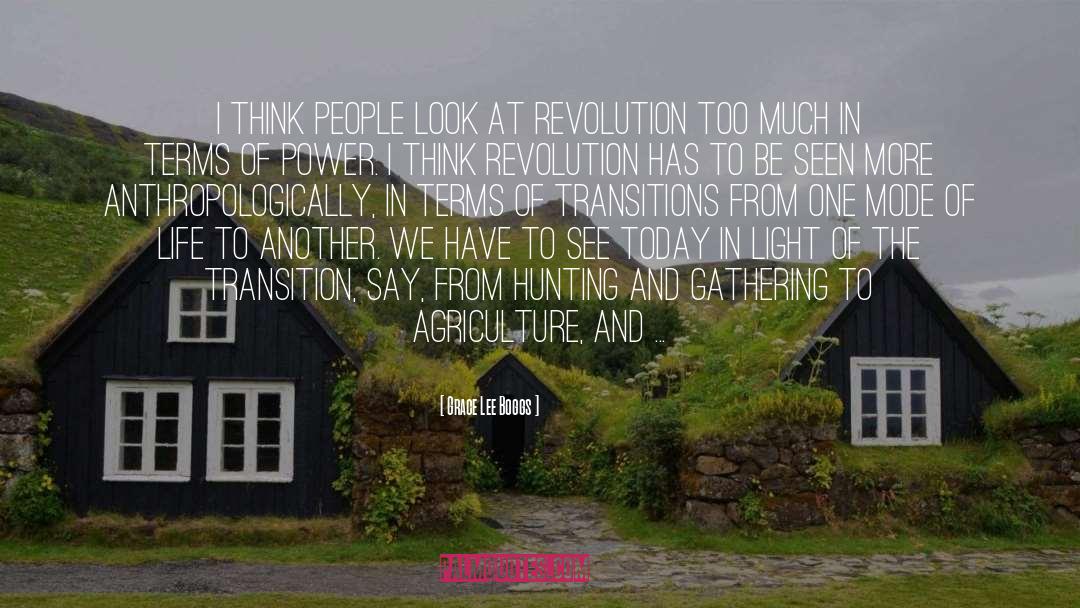Hunting And Gathering quotes by Grace Lee Boggs