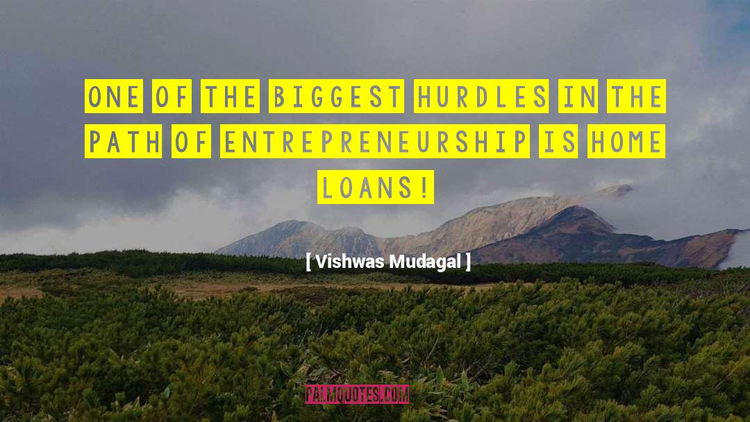 Hurdles quotes by Vishwas Mudagal