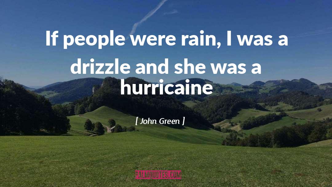 Hurricaine quotes by John Green
