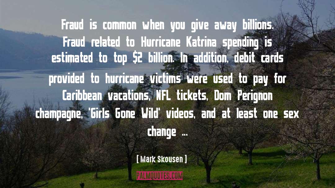 Hurricane Andrew quotes by Mark Skousen